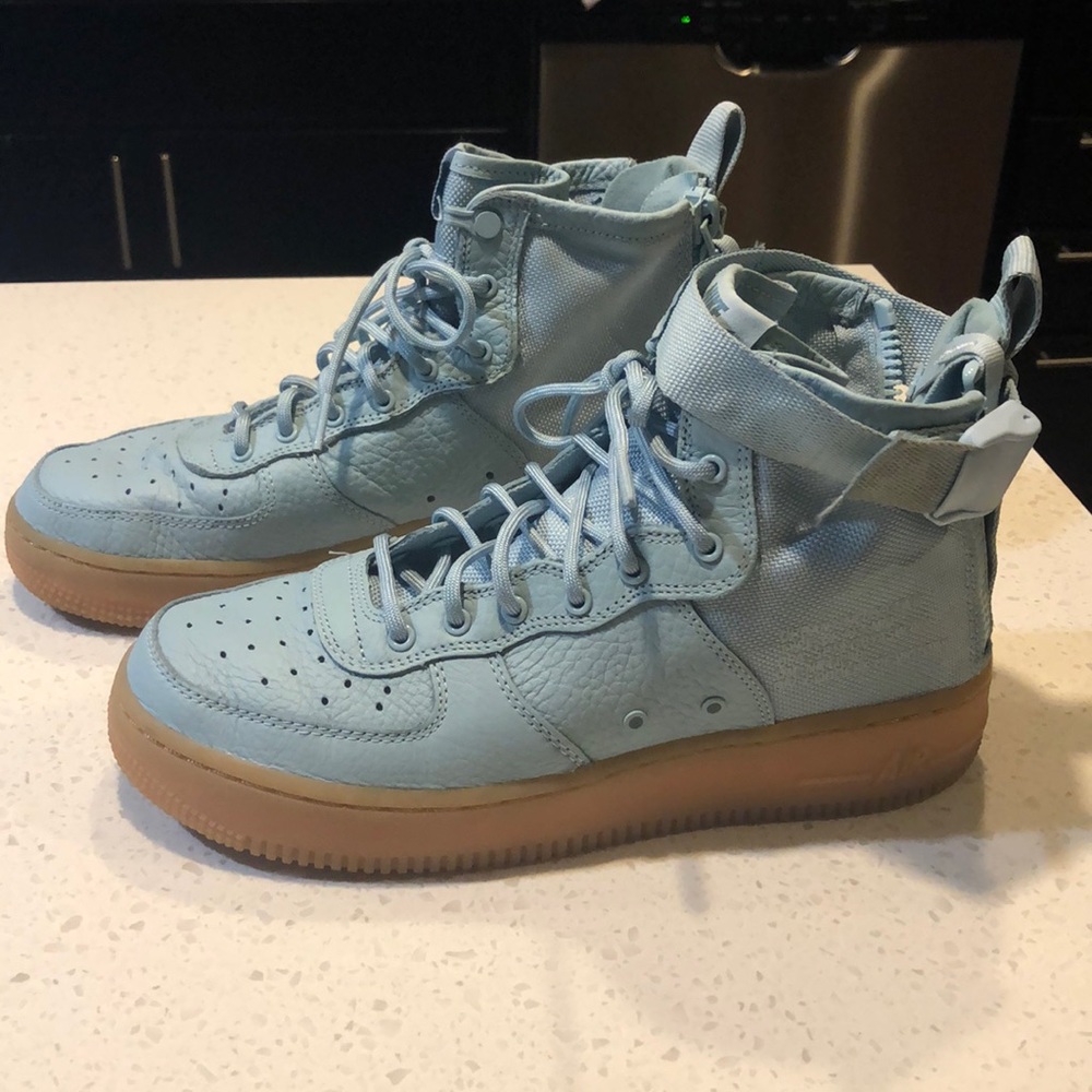 Nike SF Air Force 1 Mid Blue Urban Utility FTWR